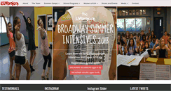 Desktop Screenshot of lmprojectdance.com